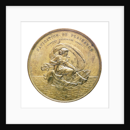 Medal commemorating the Yacht Club of France; reverse by A. Hamel