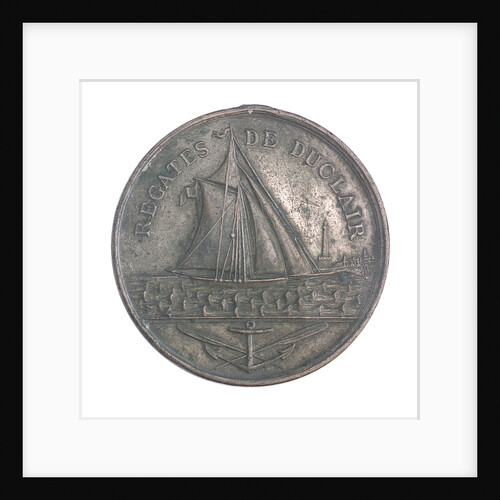 Medal commemorating the Duclair Regatta; obverse by unknown