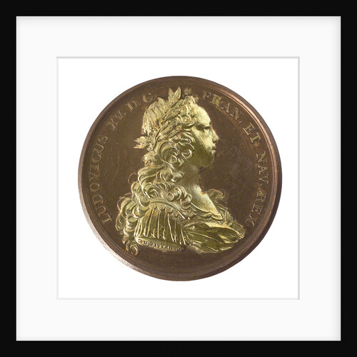 Medal commemorating Louisburg founded and fortified, 1720; obverse by J. Duvivier