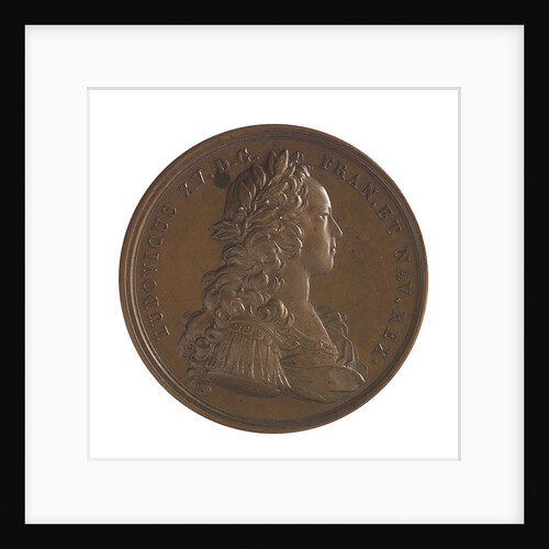 Medal commemorating the defence of Guadeloupe, 1721; obverse by J. Duvivier