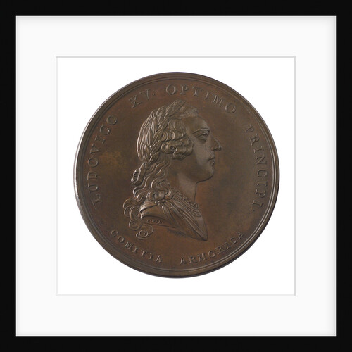Medal commemorating the action at Saint Cast, 1758; obverse by J.C. Roettier