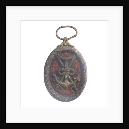 A long service award badge; obverse by unknown