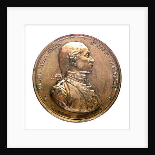 Medal commemorating the action off Flamborough Head, 1779 and Commodore John Paul Jones (1747-1792); obverse by Augustin Dupr