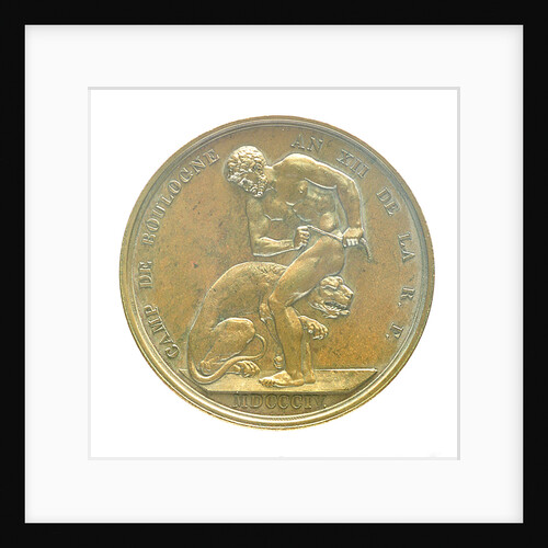 Medal commemorating the planned invasion of England, 1804; reverse by J.P. Droz