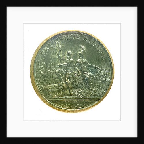 Medal commemorating the death of Czar Peter I, 1725; obverse by J. Dassier