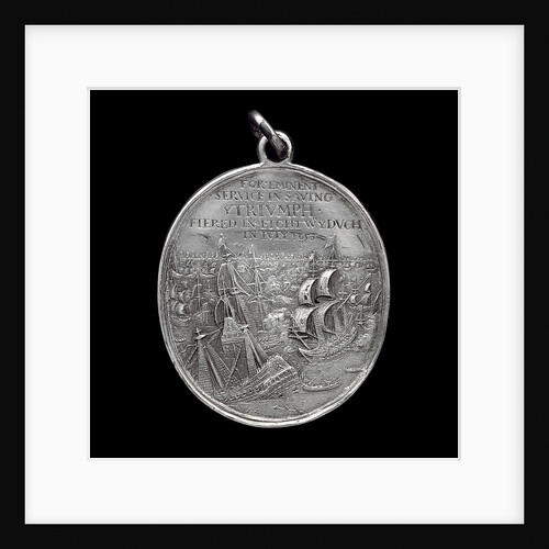Naval reward medal; reverse by T. Simon