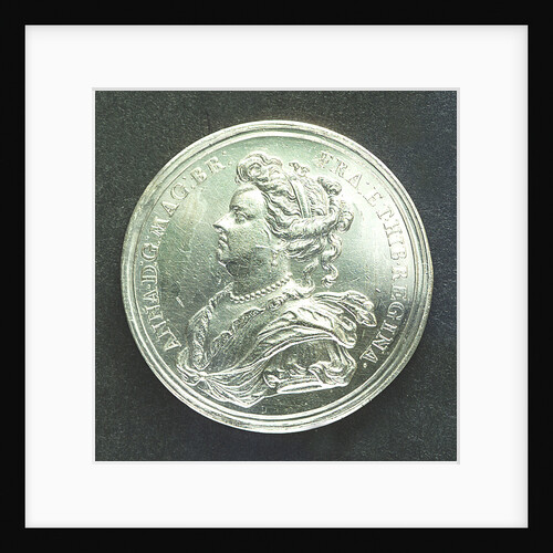 Medal commemorating Prince George of Denmark, High Admiral (1653-1708); obverse by J. Croker