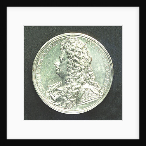 Medal commemorating Prince George of Denmark, High Admiral (1653-1708); reverse by J. Croker