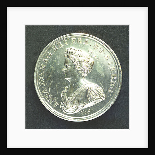 Medal commemorating the capture of Sardinia and Minorca, 1708; obverse by J. Croker
