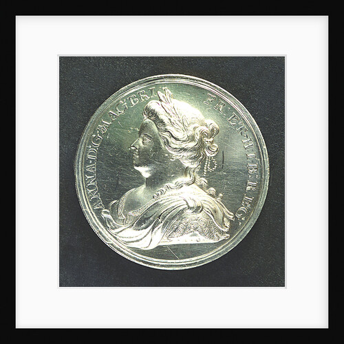 Medal commemorating the Peace of Utrecht, 1713; obverse by J. Croker