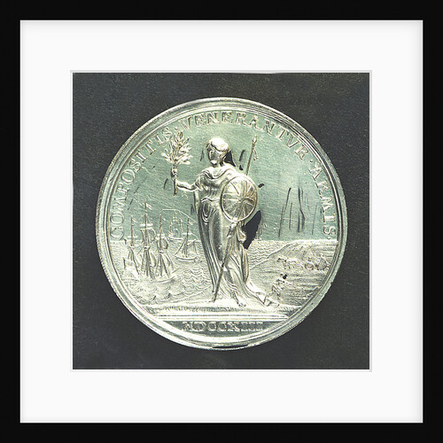 Medal commemorating the Peace of Utrecht, 1713; reverse by J. Croker