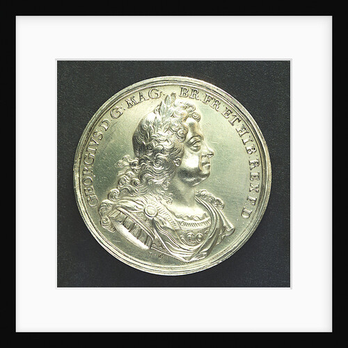Medal commemorating the action off Cape Passaro, 1718; obverse by J. Croker