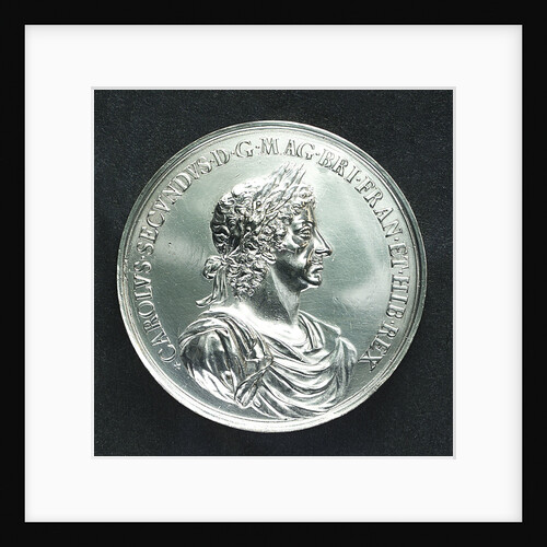 Medal commemorating the Battle of Lowestoft, 1665; obverse by J. Roettier