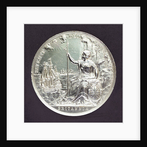 Medal commemorating the Peace of Breda, 1667; reverse by J. Roettier