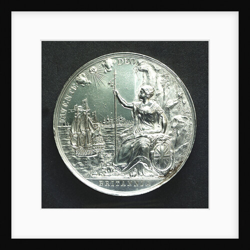 Medal commemorating the Peace of Breda, 1667; reverse by J. Roettier