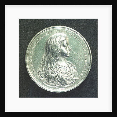 Medal commemorating the fortifications at Ostend; obverse by J. Roettier
