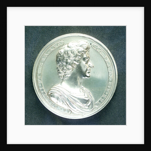 Naval and military reward medal; obverse by J. Roettier