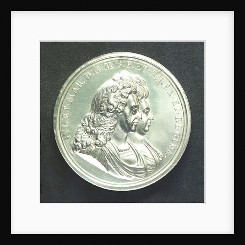 Medal commemorating the Battle of La Hogue, 1692; obverse by J. Roettier