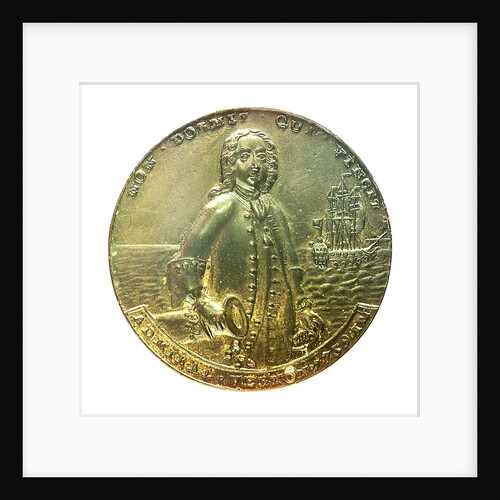 Medal commemorating Admiral Edward Vernon (1684-1757); obverse by unknown