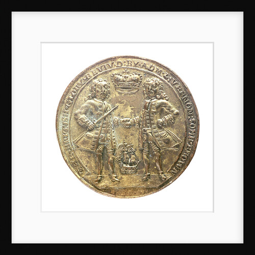 Medal commemorating Admiral Edward Vernon (1684-1757) and Sir Robert Walpole (1676-1745); obverse by unknown