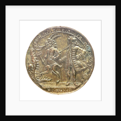 Medal commemorating Admiral Edward Vernon (1684-1757) and Sir Robert Walpole (1676-1745); reverse by unknown