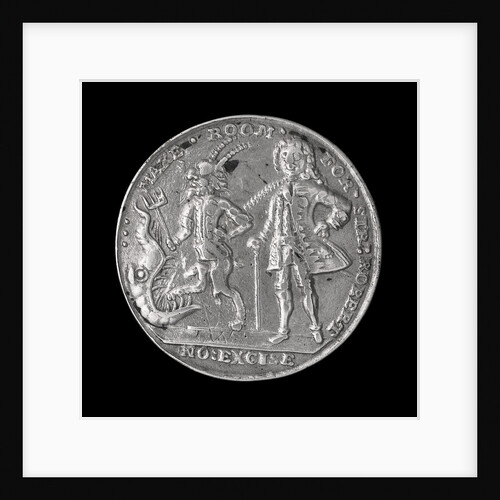 Medal commemorating the John Campbell. 2nd Duke of Argyll (1678-1743), Admiral Edward Vernon, Sir Robert Walpole; reverse by unknown