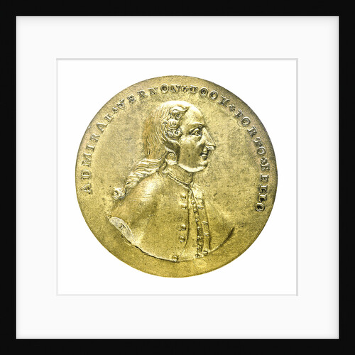Medal commemorating Admiral Edward Vernon (1684-1757) and the capture of Porto Bello, 1739; obverse by unknown