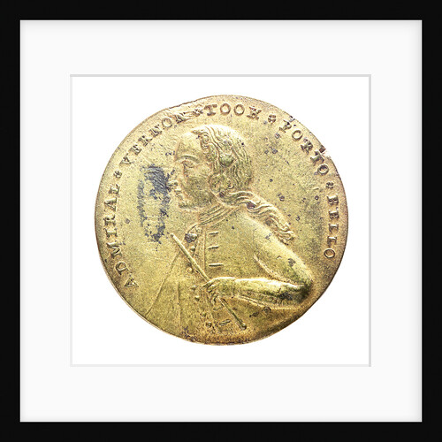 Medal commemorating Admiral Edward Vernon (1684-1757) and the capture of Porto Bello, 1739; obverse by unknown