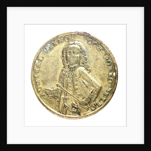 Medal commemorating Admiral Edward Vernon (1684-1757) and the capture of Porto Bello, 1739; obverse by unknown
