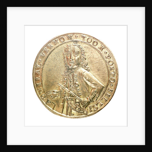 Medal commemorating Admiral Edward Vernon (1684-1757) and the capture of Porto Bello, 1739; obverse by unknown