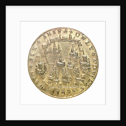 Medal commemorating Admiral Edward Vernon (1684-1757) and the capture of Porto Bello, 1739; reverse by Unknown