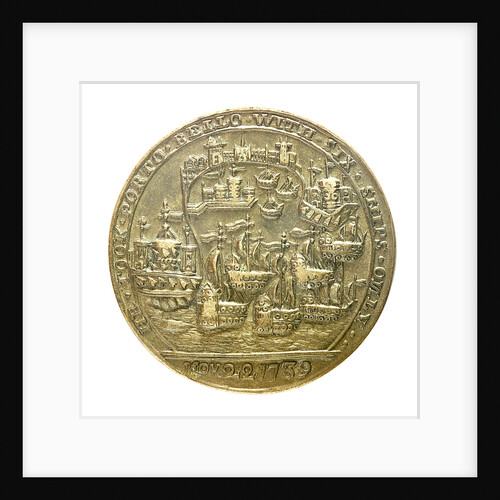 Medal commemorating Admiral Edward Vernon (1684-1757) and the capture of Porto Bello, 1739; reverse by unknown
