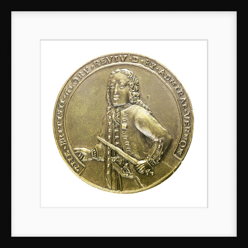 Medal commemorating Admiral Edward Vernon (1684-1757) and the capture of Porto Bello, 1739; obverse by unknown