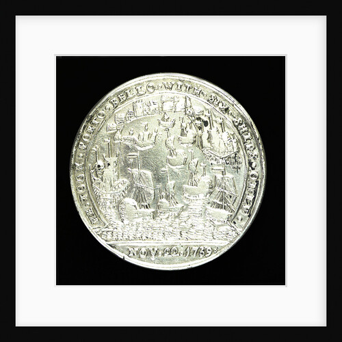 Medal commemorating Admiral Edward Vernon (1684-1757) and the capture of Porto Bello, 1739; reverse by unknown