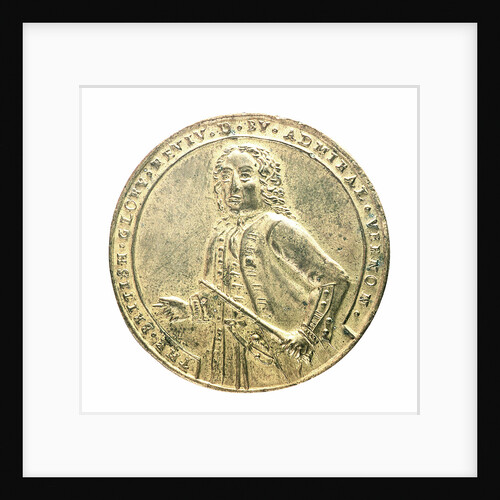 Medal commemorating Admiral Edward Vernon (1684-1757) and the capture of Porto Bello, 1739; obverse by unknown