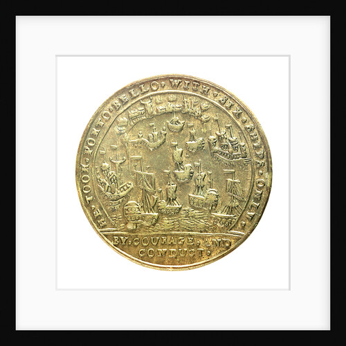 Medal commemorating Admiral Edward Vernon (1684-1757) and the capture of Porto Bello, 1739; reverse by unknown