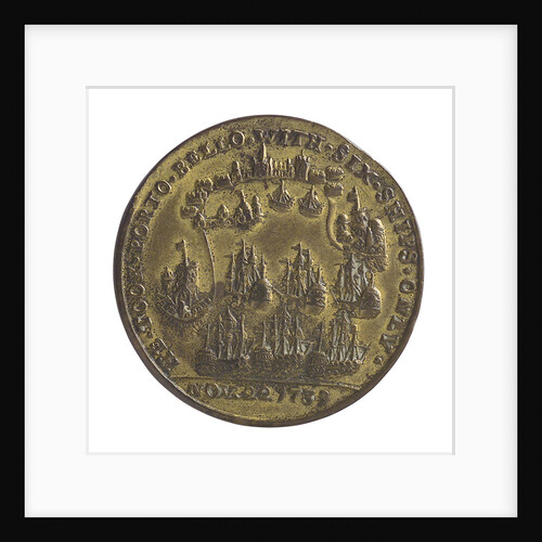 Medal commemorating Admiral Edward Vernon (1684-1757) and the capture of Porto Bello, 1739; reverse by Unknown