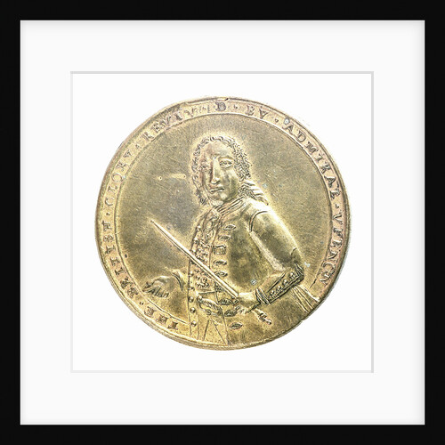 Medal commemorating Admiral Edward Vernon (1684-1757) and the capture of Porto Bello, 1739; obverse by unknown