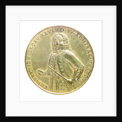 Medal commemorating Admiral Edward Vernon (1684-1757) and the capture of Porto Bello, 1739; obverse by unknown