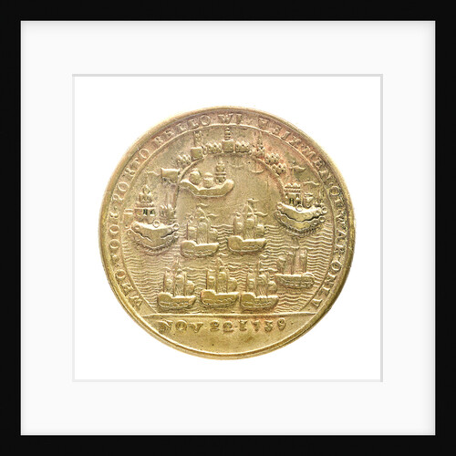 Medal commemorating Admiral Edward Vernon (1684-1757) and the capture of Porto Bello, 1739; reverse by unknown