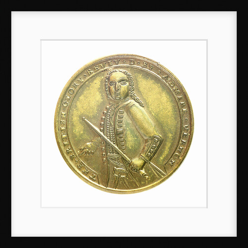 Medal commemorating Admiral Edward Vernon (1684-1757) and the capture of Porto Bello, 1739; obverse by unknown