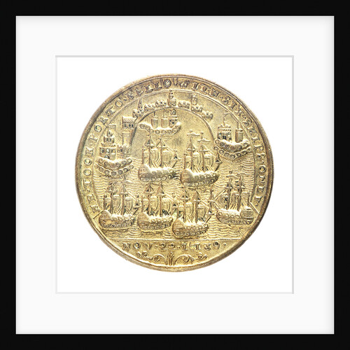 Medal commemorating Admiral Edward Vernon (1684-1757) and the capture of Porto Bello, 1739; reverse by Unknown