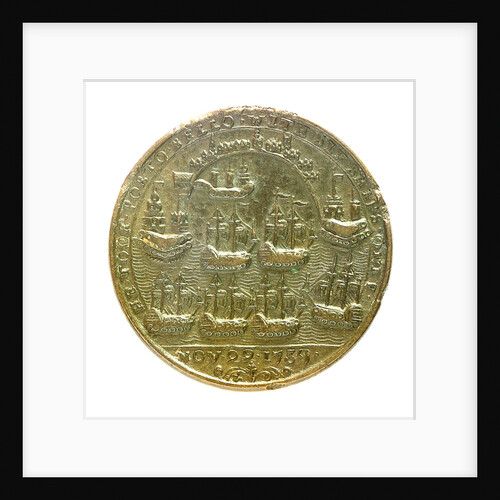 Medal commemorating Admiral Edward Vernon (1684-1757) and the capture of Porto Bello, 1739; reverse by unknown