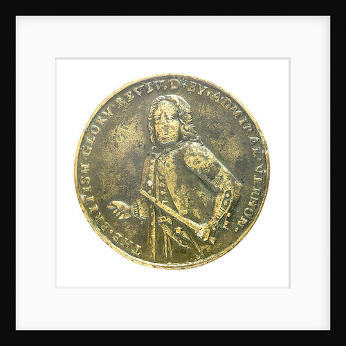 Medal commemorating Admiral Edward Vernon (1684-1757) and the capture of Porto Bello, 1739; obverse by unknown