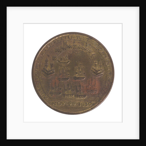Medal commemorating Admiral Edward Vernon (1684-1757) and the capture of Porto Bello, 1739; reverse by unknown