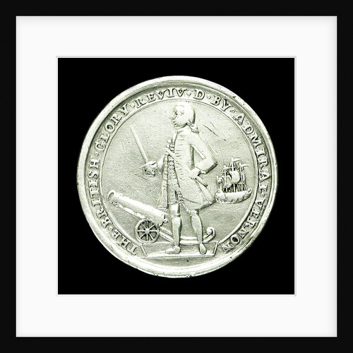 Medal commemorating Admiral Edward Vernon (1684-1757) and the capture of Porto Bello, 1739; obverse by unknown