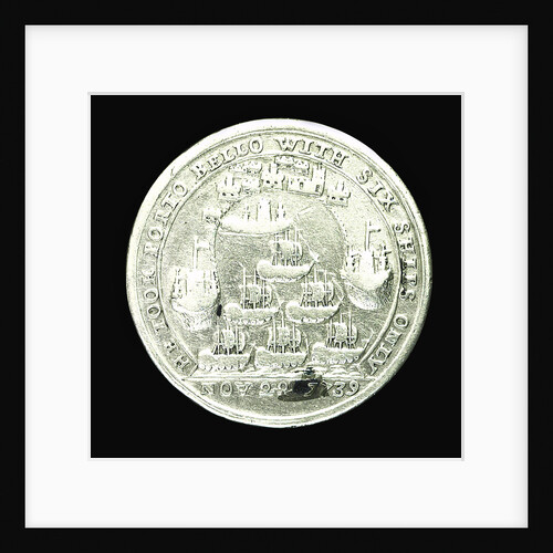 Medal commemorating Admiral Edward Vernon (1684-1757) and the capture of Porto Bello, 1739; reverse by unknown