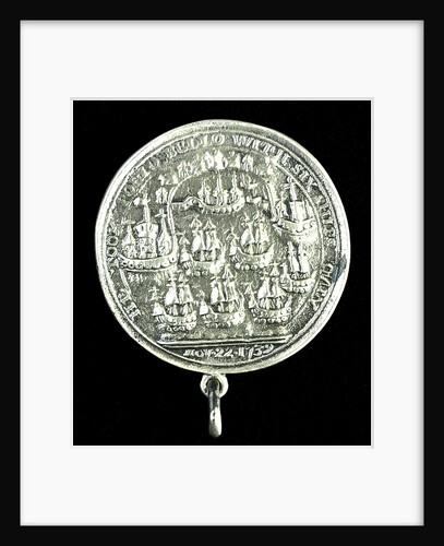 Medal commemorating Admiral Edward Vernon (1684-1757) and the capture of Porto Bello, 1739; reverse by Unknown