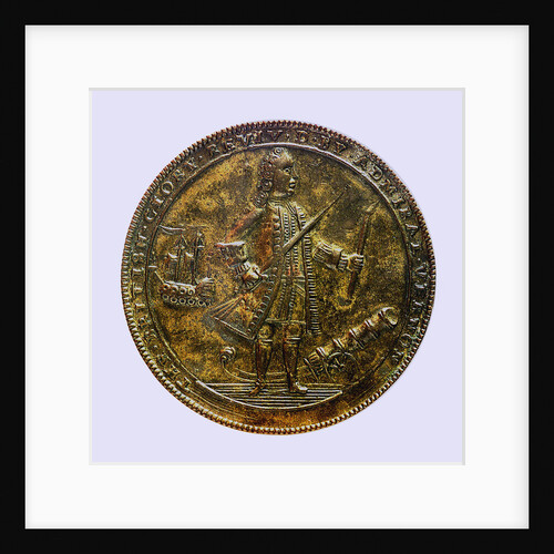 Medal commemorating Admiral Edward Vernon (1684-1757) and the capture of Porto Bello, 1739; obverse by unknown