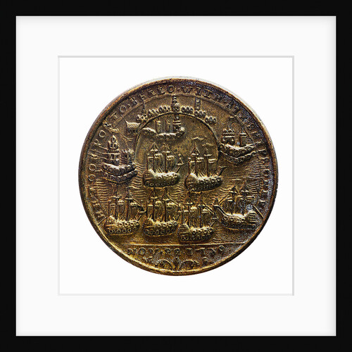 Medal commemorating Admiral Edward Vernon (1684-1757) and the capture of Porto Bello, 1739; reverse by unknown